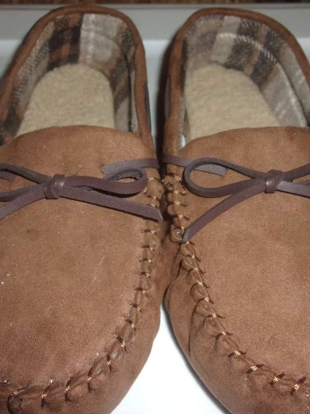 Big Boys Fleece lined Moccasins
